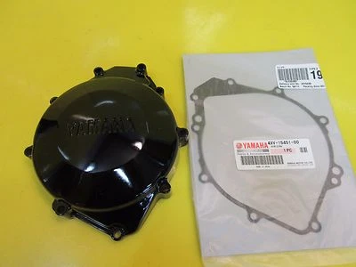 NEW GENUINE OEM YAMAHA YZFR1 YZF R1 LEFT LH ENGINE STATOR MAGNETO COVER & GASKET - Image 1 of 4