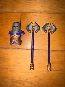 Fisher Price Imaginext Castle Purple Knight Replacement Axes & Armor - Picture 1 of 3