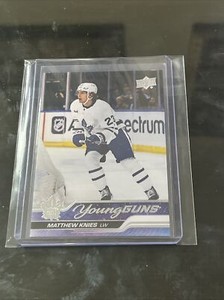 Matthew Knies 2023-24 Upper Deck Series 1 - Young Guns #222  (RC)