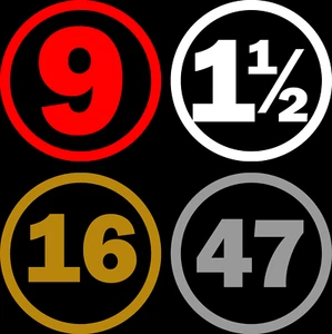 4 Inch Car door number vinyl decals Get 4! BONUS FREE/FAST SHIP any number/color - Picture 1 of 26