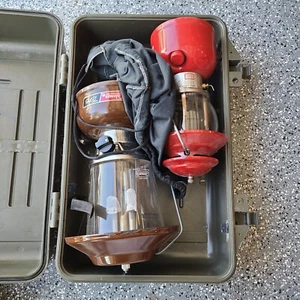 Clean Coleman Single Mantle Lantern Model 200A 4/74 April 1974 Brown 275 9/1979 - Picture 1 of 11