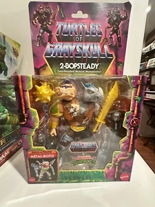 Figura de acción Masters of the Universe x Turtles of Grayskull 2-Bopsteady nueva en caja - Imagen 1 de 3