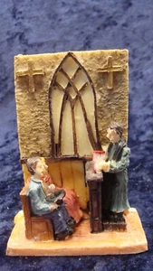 Servizio chiesa in miniatura ~ 3,25""x2,25"" ~ Ottime condizioni ~ - Foto 1 di 4