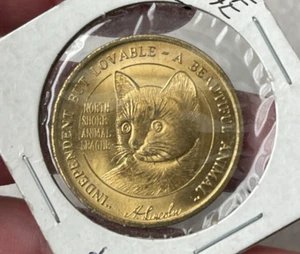 Undated North Shore Animal League Brass Token JSS - Picture 1 of 2