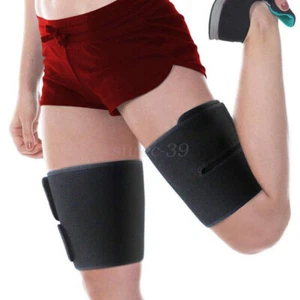 Thigh Brace Support Hamstring Quad Wrap Compression Sleeve Strap Groin Sci atica - Picture 1 of 12