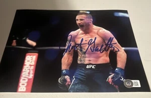 Justin The Highlight Gaethje signed 8x10 Foto Ufc Beckett Bas Coa handsigniert - Bild 1 von 1