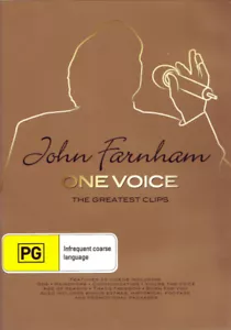 JOHN FARNHAM One Voice DVD MUSIC The Greatest Clips VGC R4 - Picture 1 of 2