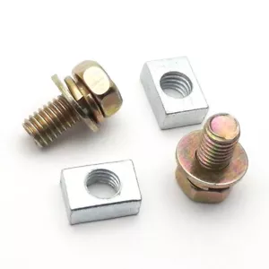 1Set Motorcycle Motorbike Battery Terminal Nut and Bolt Kit M5x10mm Scooter Tool - Picture 1 of 13