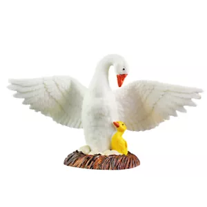 Estatuilla de pato de resina micro decoración de paisaje miniatura bonsai artesanía - Imagen 1 de 12