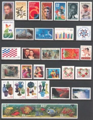 1999 U.S. COMMEMORATIVE YEAR SET *111 STAMPS* WITH 3 SHEETS & AIRMAILS MINT-NH - Image 1 of 4