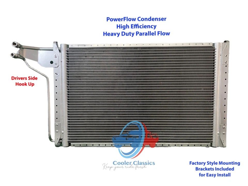 78-87 Pontiac Grand Prix Lemans Safari V8 PowerFlow AC condenser  AC2320PF - Image 1 of 1