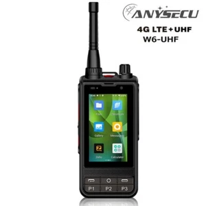 Radio de red ANYSECU 4G 2+16 GB UHF 400-470Mhz Walkie Talkie W6 radio celular - Imagen 1 de 15