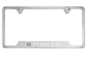 Chrome License Plate Frame for Fisker