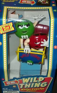 Dispensador de dulces M&M's Wild Thing montaña rusa parque de atracciones M&M Navidad raro - Imagen 1 de 1