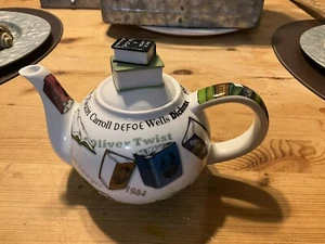 ONCE UPON A TEA-TIME PAUL CARDEW DESIGNS NOVEL-TEA MINI 2-CUP TEAPOT 2010 - Picture 1 of 6