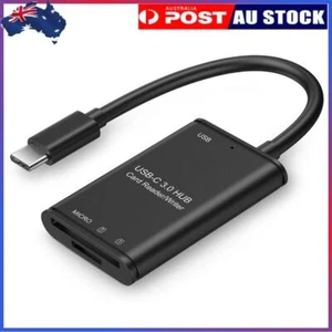 USB 3.1 Type C to USB 3.0 OTG Adapter Secure Digital TF Memory Card Smartphone - Picture 1 of 5