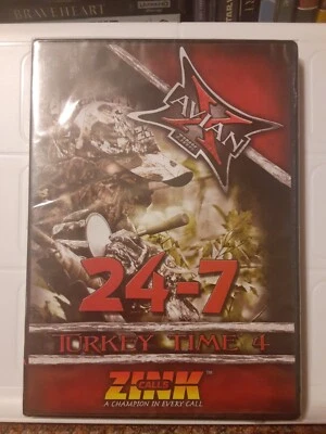 New Sealed 24-7 Turkey Time 4 Turkey Hunting DVD Avian X zink calls how to hunt  - Image 1 of 3