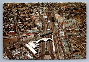 Postkarte Vintage Arizona mexikanische und US-amerikanische Einwanderungsstationen Nogales 4x6 - Bild 1 von 2