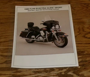 Harley Davidson Electra Glide Sport 1990 original FLHS hoja de ventas folleto 90 - Imagen 1 de 2