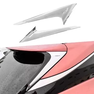 Chrome Rear Window Side Spoiler Wing Trim For Lexus RX 2023-2024 Accessories - Foto 1 di 5