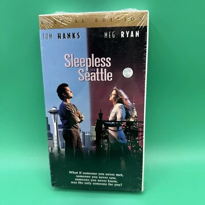 Sleepless in Seattle (VHS, 2000) BRAND NEW - VHS Movie Sealed VTG Watermark - Image 1 of 4