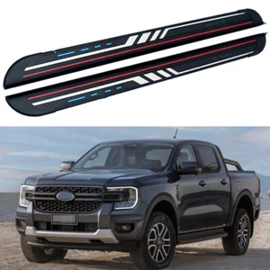 Fits for Ford Ranger P703 2022 2023 2024 Running Board Side Step Pedals Nerf Bar - Picture 1 of 17