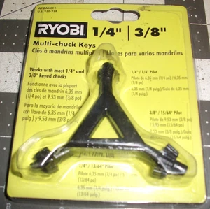 RYOBI - CHIAVE MULTIMANDRINO - 1/4" & 3/8" A10MK11 Bb - Foto 1 di 2
