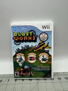 Nintendo Wii Blast Works Majesco Game CIB Complete w/ Manual - Picture 1 of 4