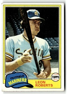 1981 Topps Leon Roberts #368 Seattle Mariners - Picture 1 of 2