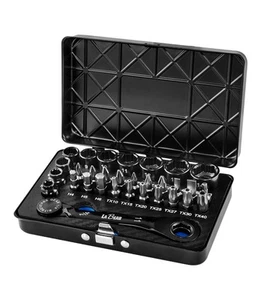 -Juego de llaves de trinquete reversibles de 120 dientes de bajo perfil, enchufe antideslizante,... - Imagen 1 de 9
