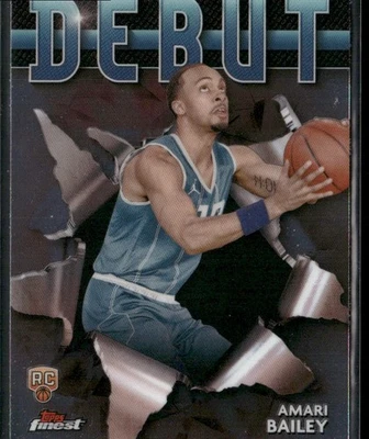 2023-24 Topps Finest - Debut Amari Bailey #D-28 (RC) common - Image 1 of 2