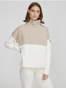 New! Elin Windproof- Khaki/Off White Sz Sm MSRP $350 Right Now!! Free Shipping! - Picture 1 of 15