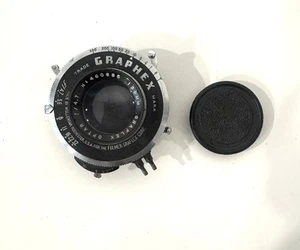 Graflex Optar 135mm F4.7 4x5 Speed Graphic Lens in Graphex Shutter *LESEN* - Bild 1 von 7