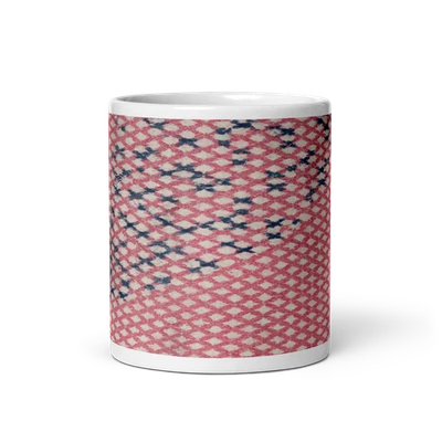 Керамическая кофейная и чайная кружка с мотивом мягкой ткани 11 унций - Изображение 1 из 3