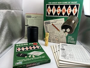 Juego de Dados Kismet 1975 Juego Piezas Originales Lakeside Vintage + Tarjetas de Puntuación de Bonificación - Imagen 1 de 12