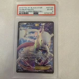 Mewtwo EX XY125 Pokemon Black Star Promo Inglés Casi Nuevo 2016 - Imagen 1 de 12