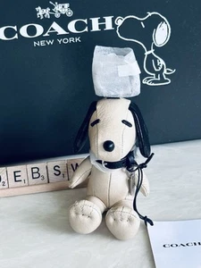 Nuevo Dije Bolso Coleccionable Coach X Peanuts Snoopy CF852 - Imagen 1 de 19