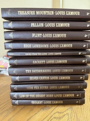 The Louis L'Amour Collection Lot of 11 Bantam Leatherette Hardcover Books - Image 1 of 4