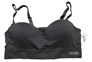 Izod Seamless Comfort Sports Bra XL padded Bralette Pullover Built in Support - Picture 1 of 10