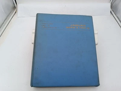 Manuale officina Jaguar E Type Serie 3 V12 originale in Italiano no copia ed '71 - Immagine 1 di 4