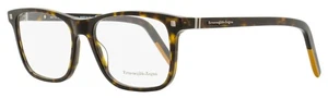 Zegna Vicuna Rectangular Eyeglasses EZ5187 052 Dark Havana 56mm - Picture 1 of 3