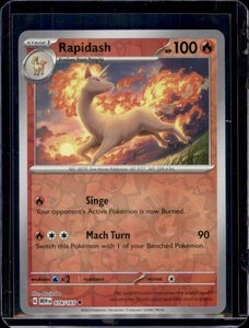 Rapidash SV: Scarlet & Violet 151 Pokémon 078/165 Reverse Holo NM+ - Picture 1 of 2