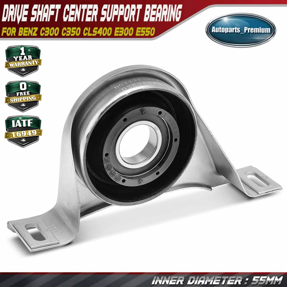 Drive Shaft Center Support Bearing for Mercedes-Benz C300 C350 CLS400 E300 E550 - Image 1 of 4