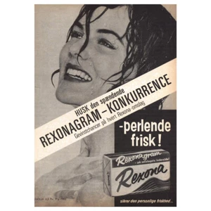 1962 Rexona Soap: Rexonagram Konkurrence Dutch Vintage Print Ad - Picture 1 of 1