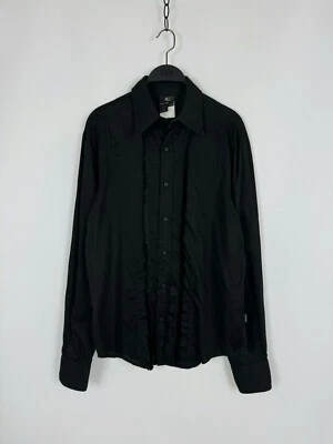 Just Cavalli Black Designer Shirt Made in Italy - Image 1 of 4