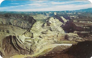 Vintage Colorado Chrome Postcard Echo Park Green River Dinosaur National Park - Picture 1 of 2
