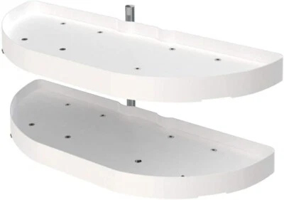 Rev-A-Shelf 6882-31-11-570 2 niveles media luna forma gabinete ciego cocina Foto 1 de 4