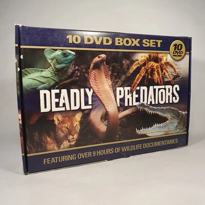 Deadly Predators 10 Pack DVD Box Set IMAX Documentary Series - Image 1 of 4