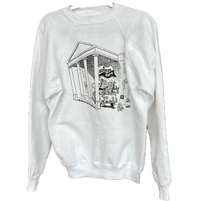 Sudadera vintage Clinton Gore Presidente Política George Fisher dibujos animados.  XL Foto 1 de 4