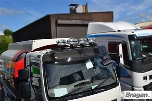 Barra luminosa tetto NERA + LED + punti per DAF CF 14+ giorno standard dormiente inox - Foto 1 di 6